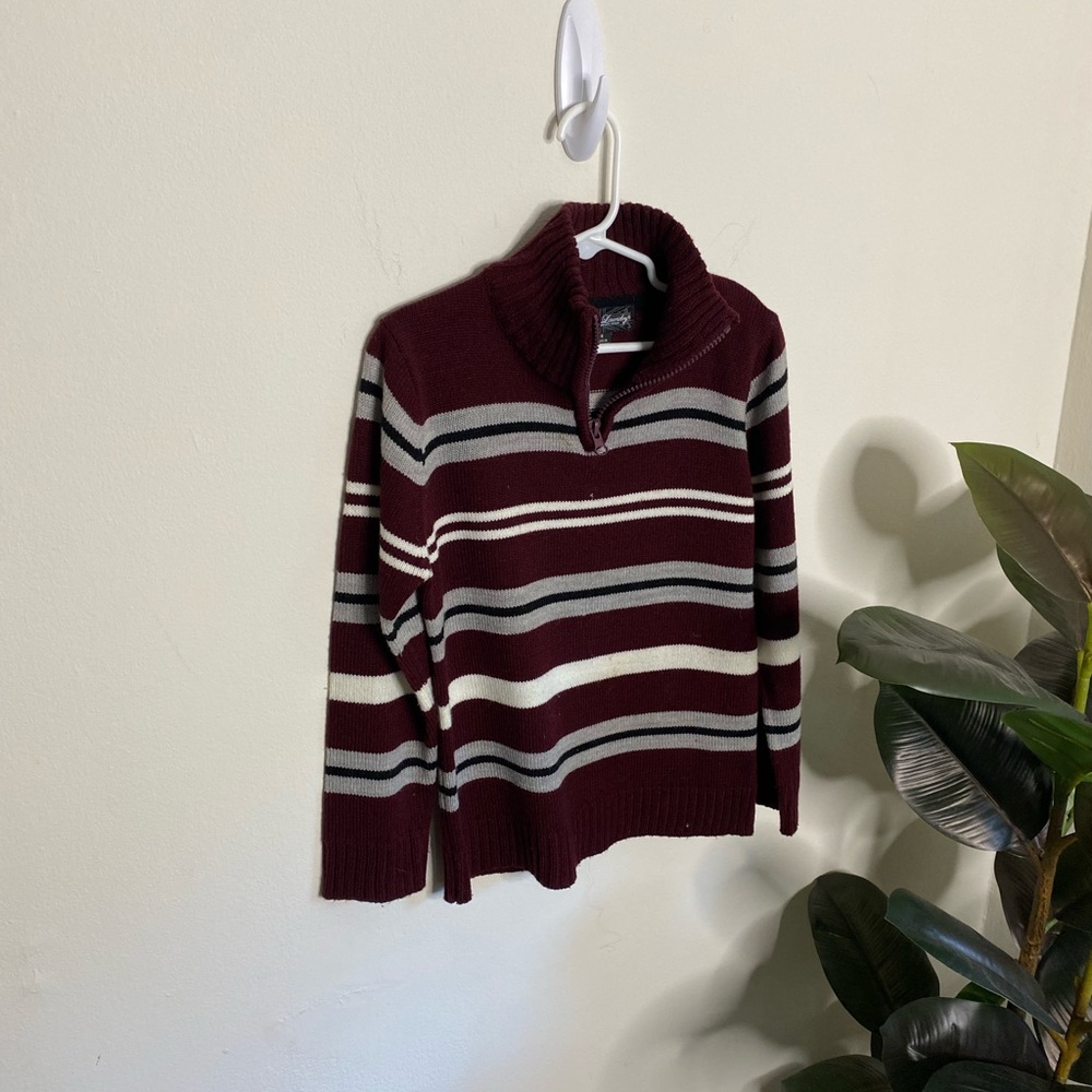 BRAND NEW NAVY/GRAY/WHITE Fall Sweater